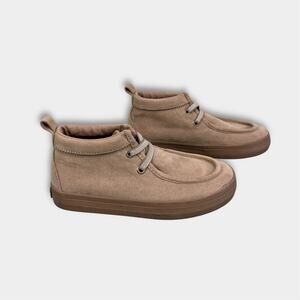Old Navy High Top Faux Suede Elastic Lace Sneakers 12